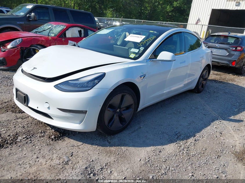 2019 Tesla Model 3 VIN 5YJ3E1EB6KF211576 IAAI salvage auction — FRONT END, Salvage Title, sold $5,900 on 2026-07-16 (photo 2)