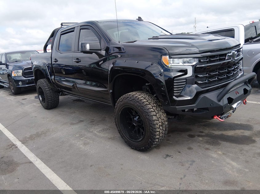 2024 Chevrolet Silverado VIN 1GCUDEEL2RZ176515 IAAI salvage auction — REAR END, Salvage Title, sold $25 on 2026-07-30 (photo 1)