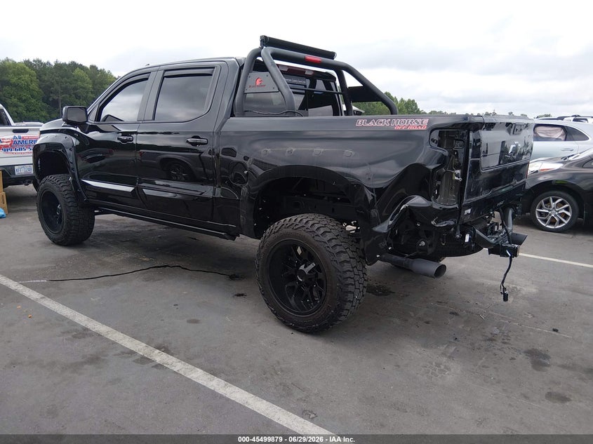 2024 Chevrolet Silverado VIN 1GCUDEEL2RZ176515 IAAI salvage auction — REAR END, Salvage Title, sold $25 on 2026-07-30 (photo 3)