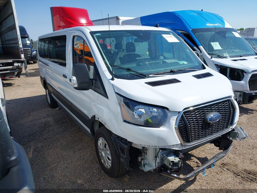 2025 Ford Transit VIN 1FBAX2Y83SKA88754 IAAI salvage auction — FRONT END, Enterprise Vehicles Clear Only (Indiana), sold $21,850 on 2026-07-21 (photo 1)