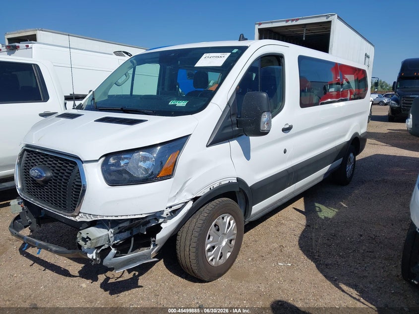 2025 Ford Transit VIN 1FBAX2Y83SKA88754 IAAI salvage auction — FRONT END, Enterprise Vehicles Clear Only (Indiana), sold $21,850 on 2026-07-21 (photo 2)