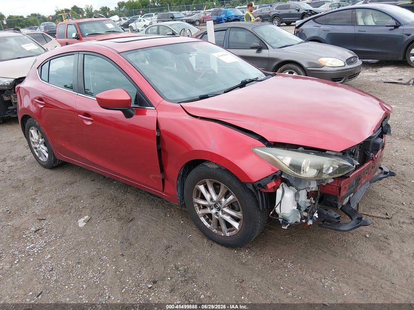 2014 Mazda 3 VIN JM1BM1M72E1159131 IAAI salvage auction — FRONT END, Salvage (Kentucky), sold $1,050 on 2026-07-29 (photo 1)