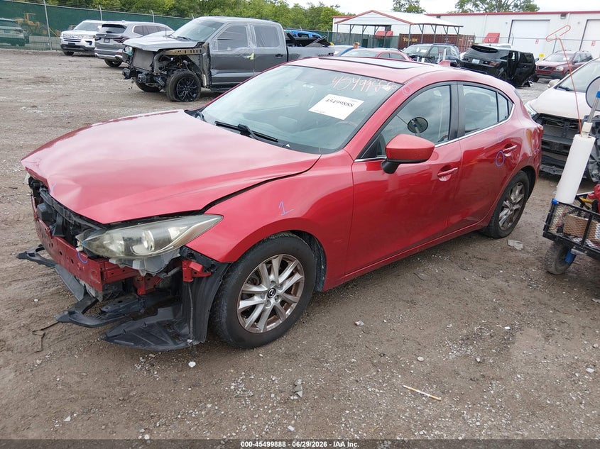 2014 Mazda 3 VIN JM1BM1M72E1159131 IAAI salvage auction — FRONT END, Salvage (Kentucky), sold $1,050 on 2026-07-29 (photo 2)