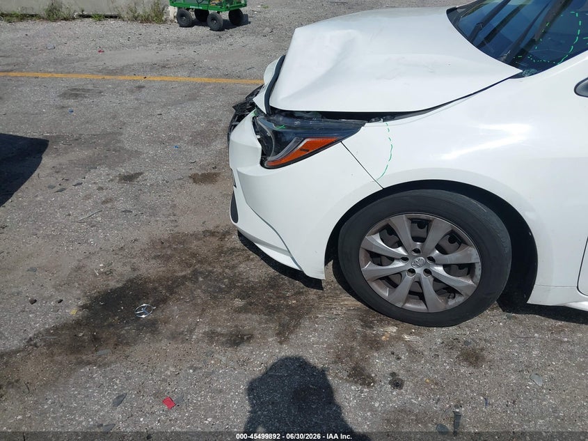 2021 Toyota Corolla VIN JTDEPMAE6MJ182371 IAAI salvage auction — FRONT END, Certificate Of Destruction (Florida), sold $3,150 on 2026-07-29 (photo 6)