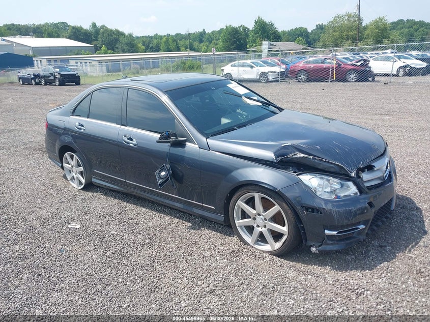 2013 Mercedes-benz C-klasse VIN WDDGF5HB8DR259164 IAAI salvage auction — ALL OVER, Clear (South Carolina), sold $650 on 2026-07-07 (photo 1)