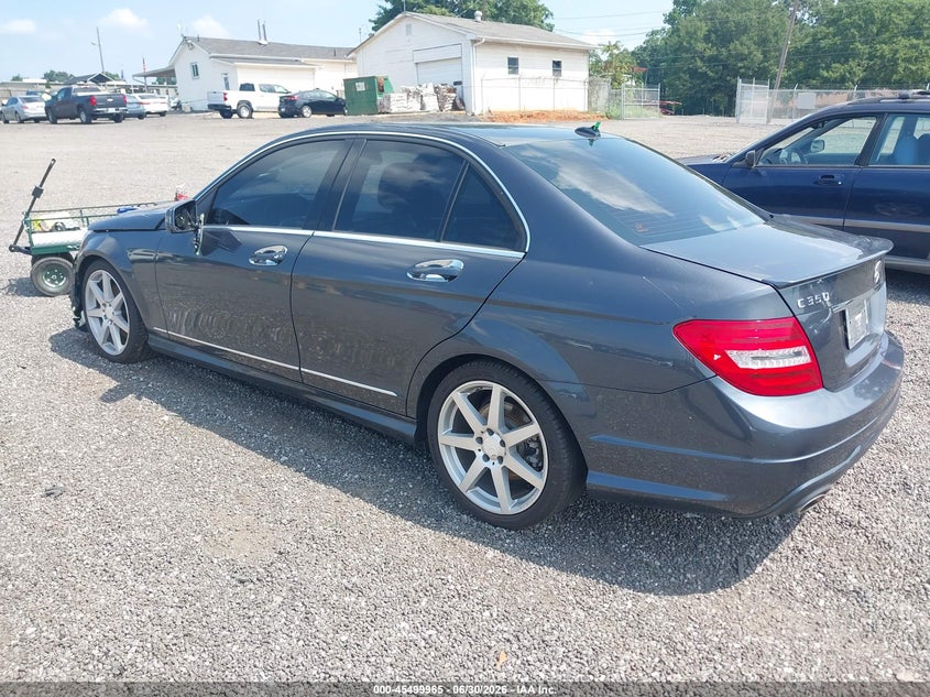 2013 Mercedes-benz C-klasse VIN WDDGF5HB8DR259164 IAAI salvage auction — ALL OVER, Clear (South Carolina), sold $650 on 2026-07-07 (photo 3)
