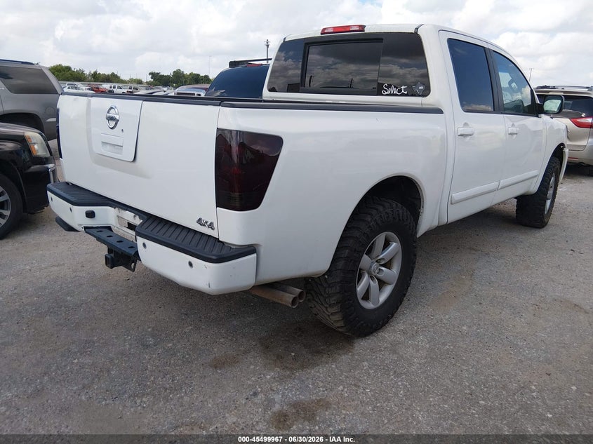 2012 Nissan TITAN VIN 1N6BA0EC2CN308011 IAAI salvage auction — NORMAL WEAR, Original (Texas), sold $1,600 on 2026-07-20 (photo 4)