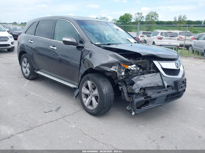 2012 Acura Mdx VIN 2HNYD2H29CH507210 IAAI salvage auction — FRONT END, Regular Certificate (Iowa), sold $525 on 2026-07-21 (photo 1)