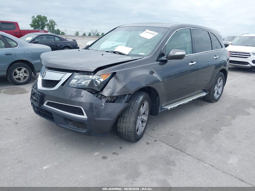 2012 Acura Mdx VIN 2HNYD2H29CH507210 IAAI salvage auction — FRONT END, Regular Certificate (Iowa), sold $525 on 2026-07-21 (photo 2)