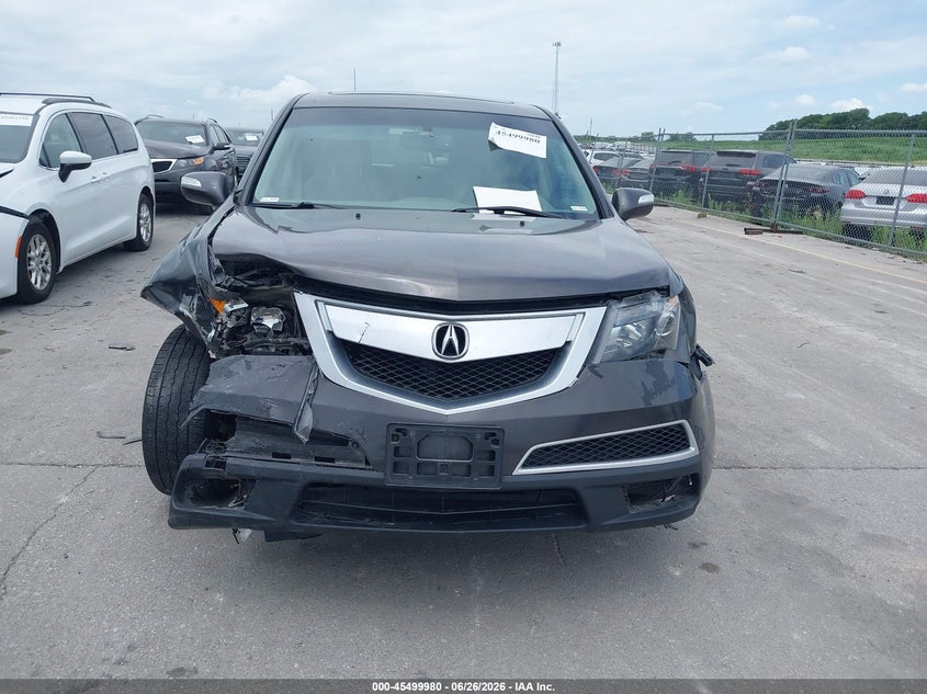 2012 Acura Mdx VIN 2HNYD2H29CH507210 IAAI salvage auction — FRONT END, Regular Certificate (Iowa), sold $525 on 2026-07-21 (photo 6)