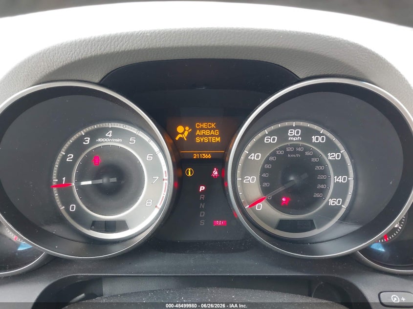2012 Acura Mdx VIN 2HNYD2H29CH507210 IAAI salvage auction — FRONT END, Regular Certificate (Iowa), sold $525 on 2026-07-28 (photo 7)