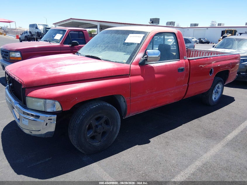 1996 Dodge Ram 1500 VIN 1B7HC16Z0TJ121972 IAAI salvage auction — NORMAL WEAR, Clear (Nevada), sold $125 on 2026-07-24 (photo 2)