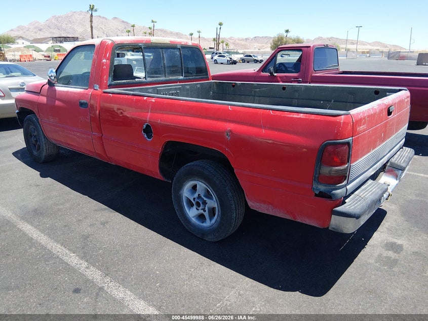 1996 Dodge Ram 1500 VIN 1B7HC16Z0TJ121972 IAAI salvage auction — NORMAL WEAR, Clear (Nevada), sold $125 on 2026-07-24 (photo 3)