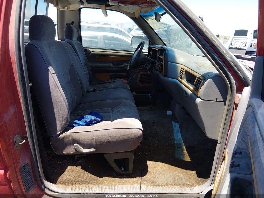 1996 Dodge Ram 1500 VIN 1B7HC16Z0TJ121972 IAAI salvage auction — NORMAL WEAR, Clear (Nevada), sold $125 on 2026-07-24 (photo 5)