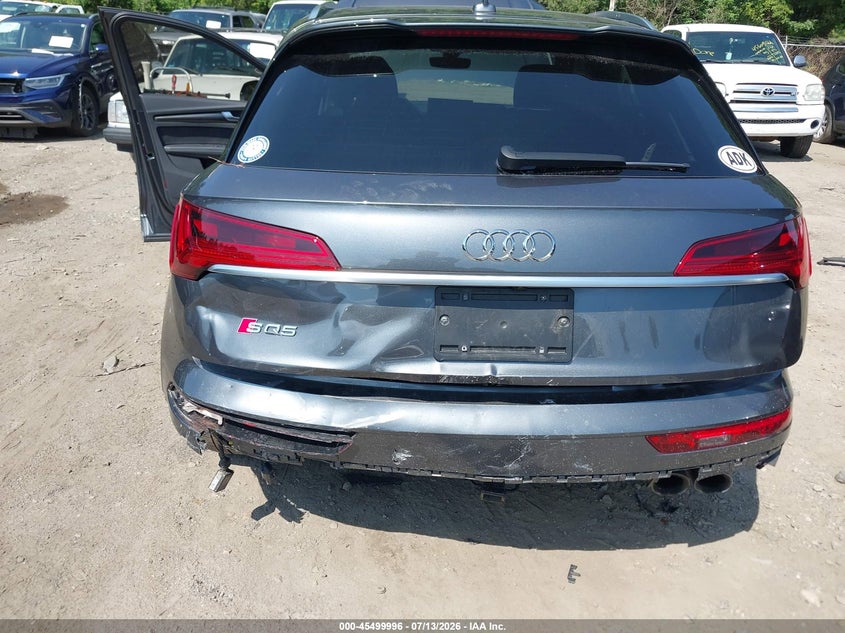 2021 Audi Sq5 VIN WA1C4BFY2M2066127 IAAI salvage auction — FRONT & REAR, Salvage (Massachusetts), sold $10,700 on 2026-08-06 (photo 6)