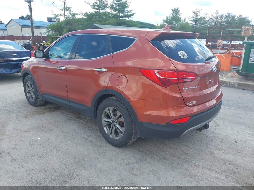 2016 Hyundai Santa fe VIN 5XYZT3LB8GG364362 IAAI salvage auction — FRONT END, Salvage Title, sold $1,650 on 2026-07-15 (photo 3)