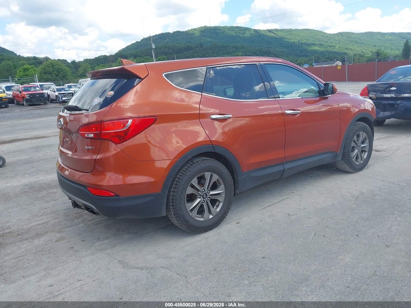 2016 Hyundai Santa fe VIN 5XYZT3LB8GG364362 IAAI salvage auction — FRONT END, Salvage Title, sold $1,650 on 2026-07-15 (photo 4)