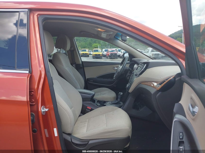 2016 Hyundai Santa fe VIN 5XYZT3LB8GG364362 IAAI salvage auction — FRONT END, Salvage Title, sold $1,650 on 2026-07-15 (photo 5)