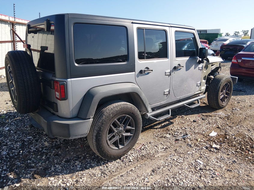 2016 Jeep Wrangler / VIN 1C4BJWDGXGL297724 IAAI salvage auction — FRONT END, Salvage (Arkansas), sold $3,300 on 2026-07-24 (photo 4)