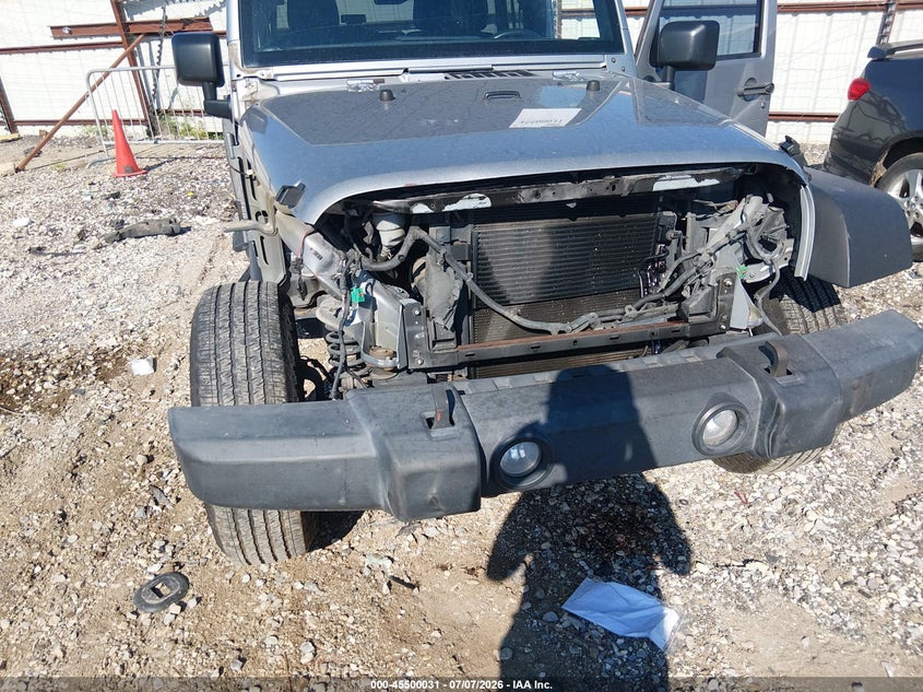 2016 Jeep Wrangler / VIN 1C4BJWDGXGL297724 IAAI salvage auction — FRONT END, Salvage (Arkansas), sold $3,300 on 2026-07-30 (photo 6)