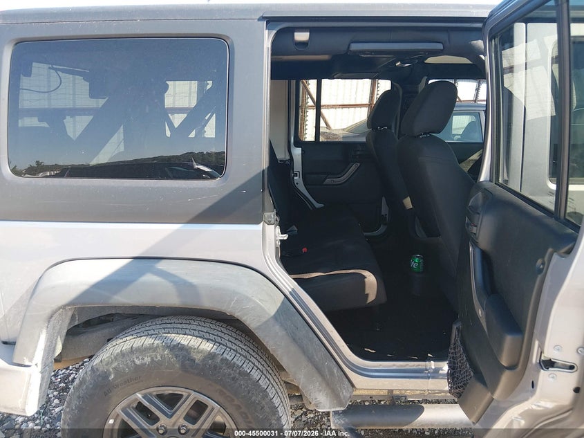 2016 Jeep Wrangler / VIN 1C4BJWDGXGL297724 IAAI salvage auction — FRONT END, Salvage (Arkansas), sold $3,300 on 2026-07-24 (photo 8)