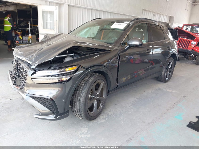 2026 Genesis Gv70 VIN KMUMEDTC2TU229290 IAAI salvage auction — FRONT END, Certificate Of Destruction (Florida), sold $2,150 on 2026-07-29 (photo 2)