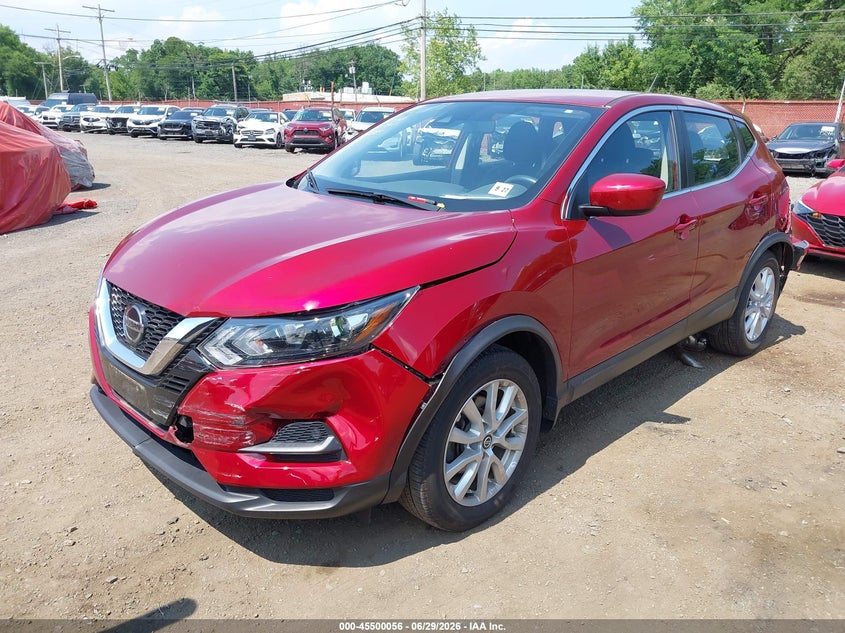 2022 Nissan Rogue VIN JN1BJ1AW4NW474880 IAAI salvage auction — FRONT & REAR, Salvage Title, sold $3,650 on 2026-07-29 (photo 2)