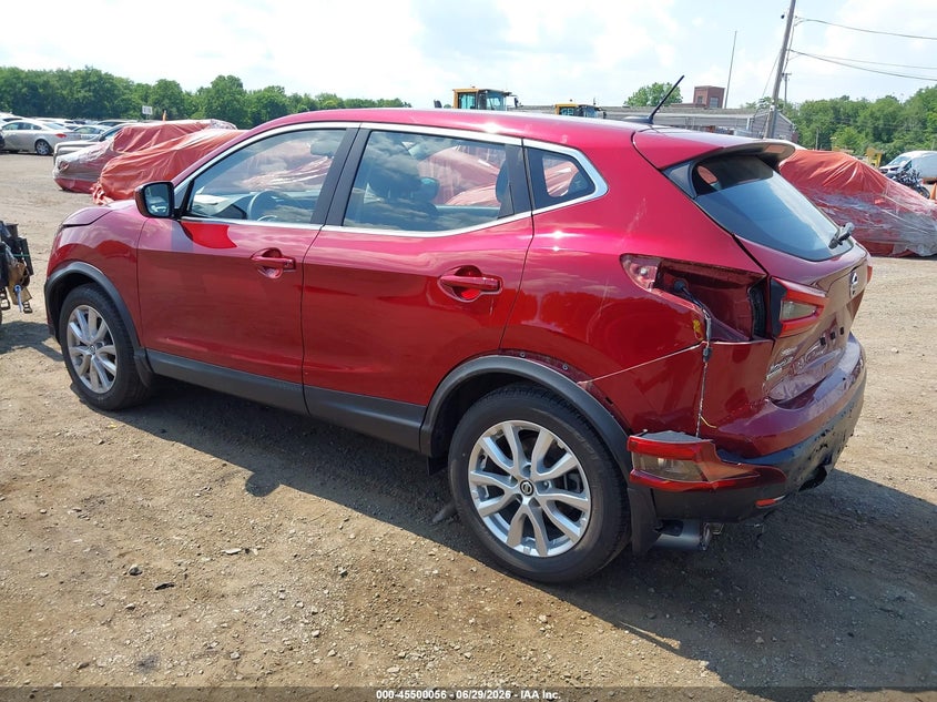 2022 Nissan Rogue VIN JN1BJ1AW4NW474880 IAAI salvage auction — FRONT & REAR, Salvage Title, sold $3,650 on 2026-07-29 (photo 3)