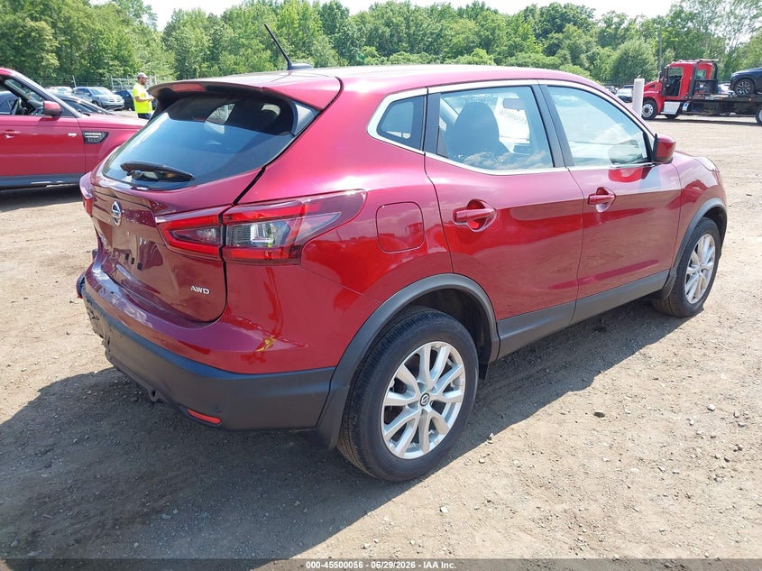 2022 Nissan Rogue VIN JN1BJ1AW4NW474880 IAAI salvage auction — FRONT & REAR, Salvage Title, sold $3,650 on 2026-07-29 (photo 4)