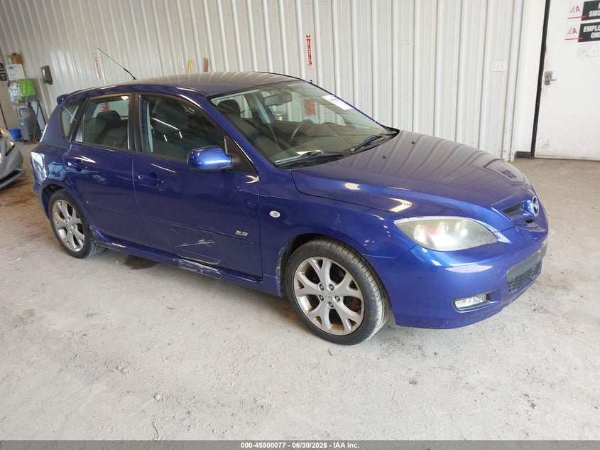 2007 Mazda 3 VIN JM1BK143671663316 IAAI salvage auction — NORMAL WEAR, Clear (New York), sold $575 on 2026-07-07 (photo 1)