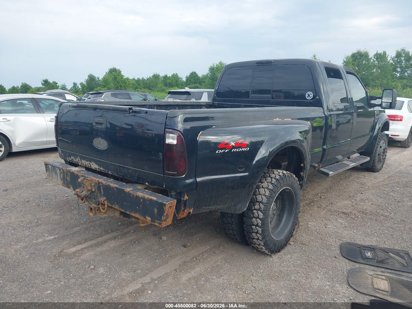 2008 Ford F-450 VIN 1FTXW43RX8EC25586 IAAI salvage auction — INTERIOR BURN, Mv-907A (New York), sold $800 on 2026-07-09 (photo 4)