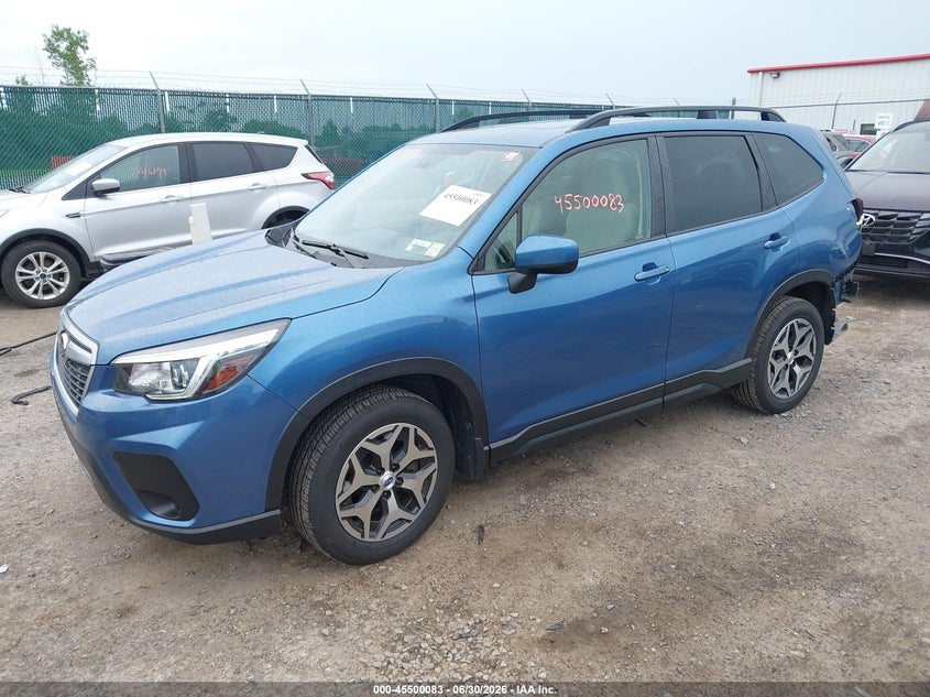 2020 Subaru Forester VIN JF2SKAGC7LH585806 IAAI salvage auction — REAR END, Mv-907A (New York), sold $3,550 on 2026-07-28 (photo 2)