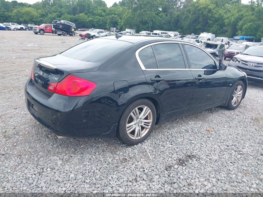 2015 Infiniti Q40 VIN JN1CV6AP5FM500821 IAAI salvage auction — NORMAL WEAR, Clear (Tennessee), sold $575 on 2026-07-23 (photo 4)