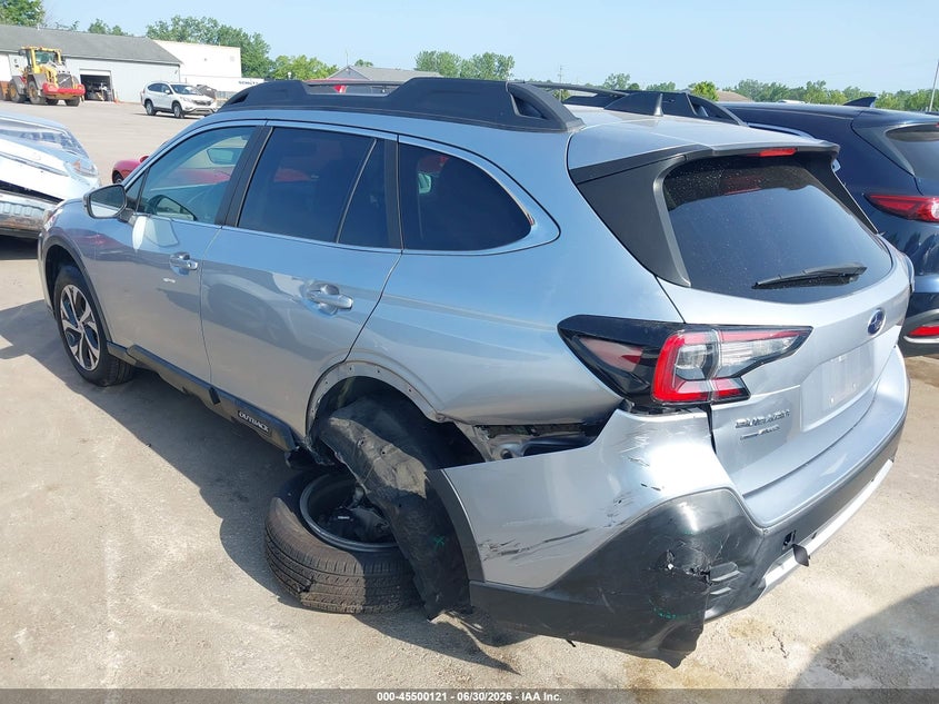 2020 Subaru Outback VIN 4S4BTANC8L3179881 IAAI salvage auction — REAR END, Salvage (Ohio), sold $7,500 on 2026-07-28 (photo 3)