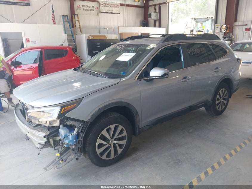 2020 Subaru Outback VIN 4S4BTAEC4L3119709 IAAI salvage auction — FRONT END, Salvage Title, sold $4,800 on 2026-07-31 (photo 2)