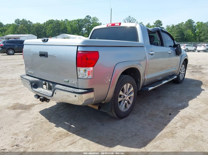 2010 Toyota Tundra VIN 5TFHW5F13AX123217 IAAI salvage auction — ROOF, Salvage (Virginia), sold $6,700 on 2026-07-17 (photo 4)