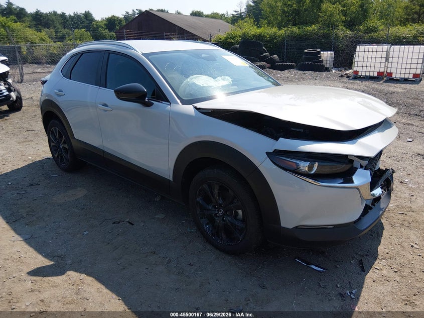 2024 Mazda Cx-30 VIN 3MVDMBBM3RM660995 IAAI salvage auction — LEFT FRONT, Salvage Title, sold $3,700 on 2026-09-05 (photo 1)