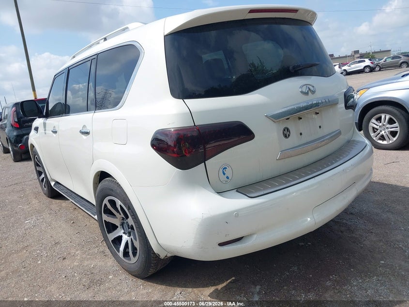 2013 Infiniti Qx56 VIN JN8AZ2NC1D9330390 IAAI salvage auction — NORMAL WEAR, Clear (Indiana), sold $1,050 on 2026-07-15 (photo 3)
