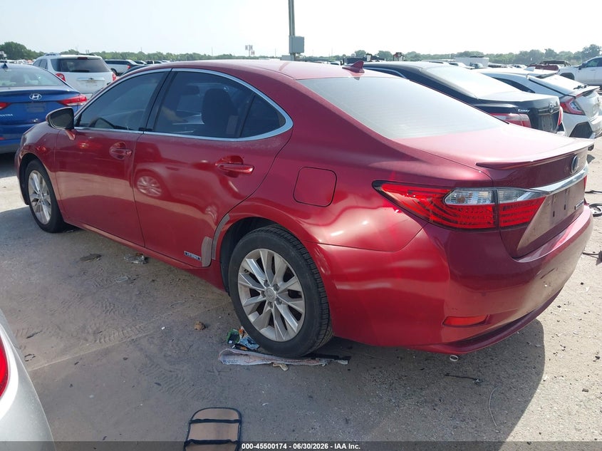2013 Lexus ES VIN JTHBW1GG6D2009522 IAAI salvage auction — NORMAL WEAR, Original (Texas), sold $4,175 on 2026-07-27 (photo 3)