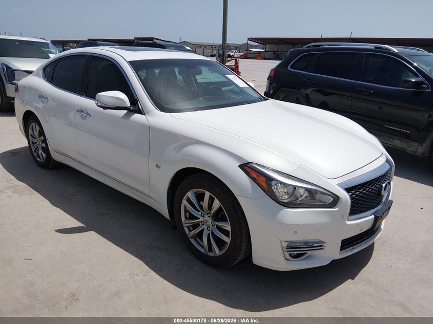 2015 Infiniti Q70 VIN JN1BY1AP6FM541416 IAAI salvage auction — NORMAL WEAR, Original (Texas), sold $3,975 on 2026-07-21 (photo 1)