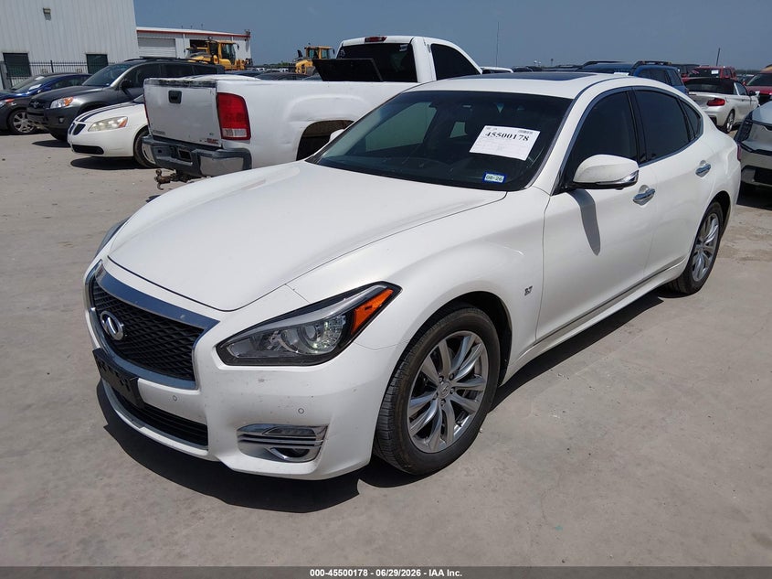 2015 Infiniti Q70 VIN JN1BY1AP6FM541416 IAAI salvage auction — NORMAL WEAR, Original (Texas), sold $3,975 on 2026-07-21 (photo 2)