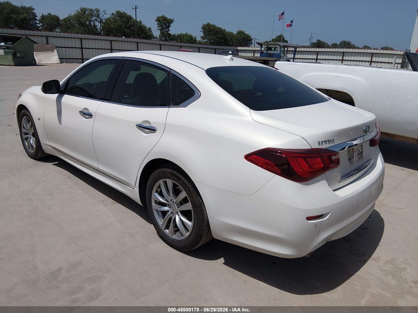 2015 Infiniti Q70 VIN JN1BY1AP6FM541416 IAAI salvage auction — NORMAL WEAR, Original (Texas), sold $3,975 on 2026-07-21 (photo 3)