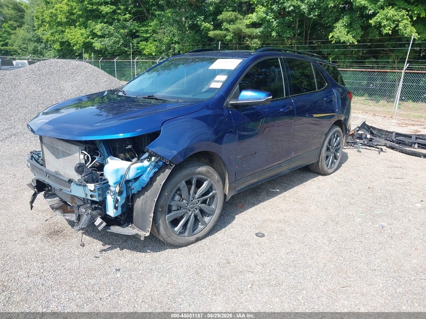 2022 Chevrolet Equinox VIN 3GNAXWEV6NS194693 IAAI salvage auction — FRONT END, Salvage (Ohio), sold $7,725 on 2026-07-30 (photo 2)