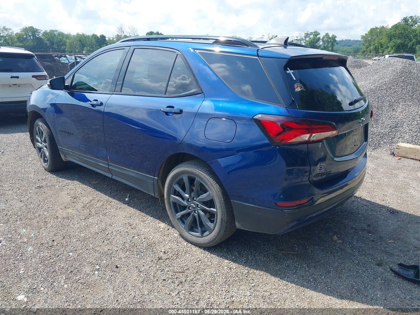 2022 Chevrolet Equinox VIN 3GNAXWEV6NS194693 IAAI salvage auction — FRONT END, Salvage (Ohio), sold $5,300 on 2026-07-27 (photo 3)