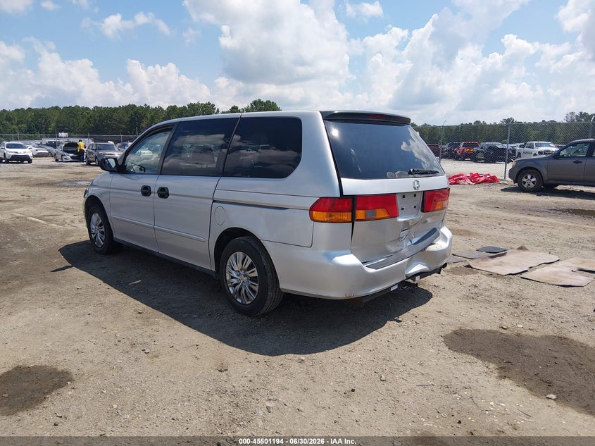 2003 Honda Odyssey VIN 5FNRL18573B155221 IAAI salvage auction — REAR END, Salvage (South Carolina), sold $300 on 2026-08-03 (photo 3)