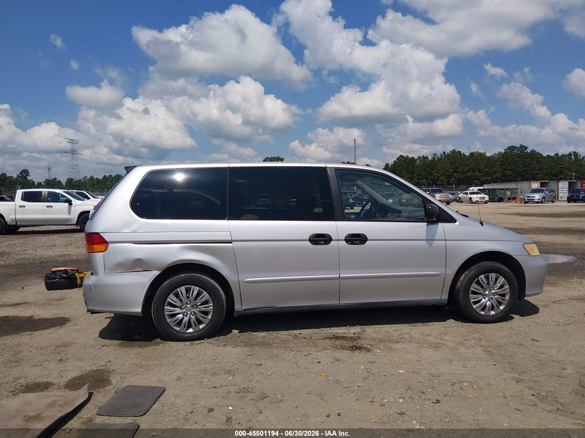 2003 Honda Odyssey VIN 5FNRL18573B155221 IAAI salvage auction — REAR END, Salvage (South Carolina), sold $300 on 2026-08-03 (photo 6)