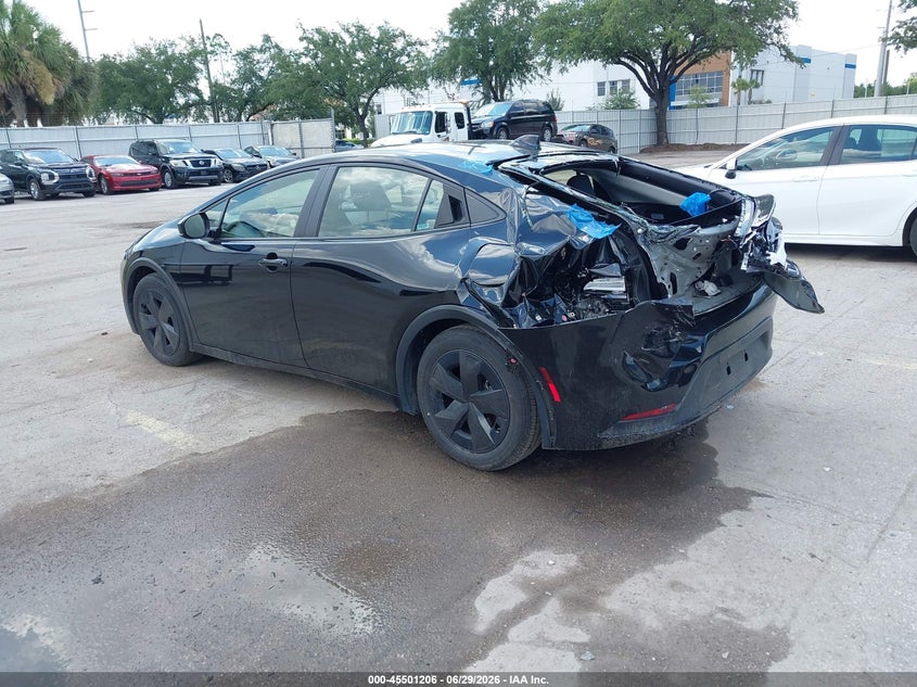 2025 Toyota Prius VIN JTDACAAU0S3057271 IAAI salvage auction — REAR END, Clear (Washington), sold $10,900 on 2026-07-08 (photo 3)