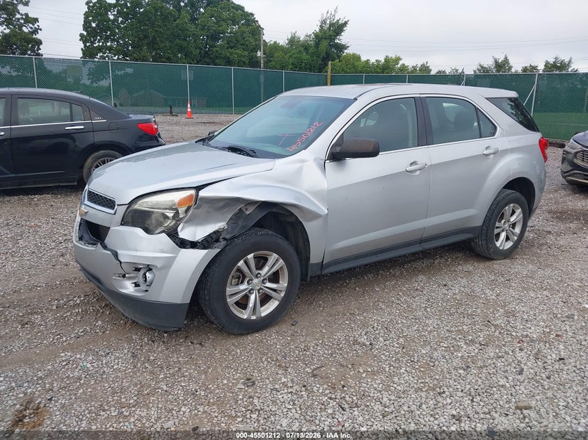 2015 Chevrolet Equinox VIN 2GNALAEK5F6437513 IAAI salvage auction — LEFT FRONT, Salvage (Kentucky), sold $475 on 2026-08-24 (photo 2)