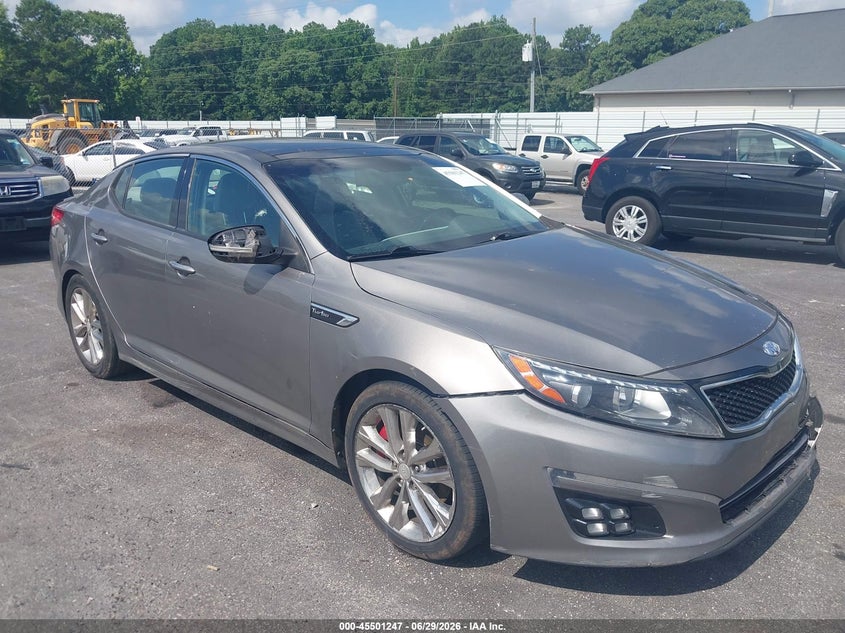 2015 Kia Optima VIN 5XXGR4A67FG376183 IAAI salvage auction — NORMAL WEAR, Clear (Georgia), sold $450 on 2026-07-29 (photo 1)