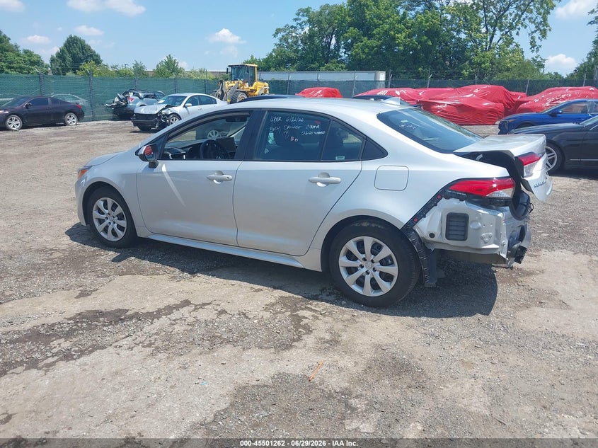 2025 Toyota Corolla VIN 5YFB4MDE8SP276798 IAAI salvage auction — REAR END, Salvage Title, sold $7,200 on 2026-07-08 (photo 3)